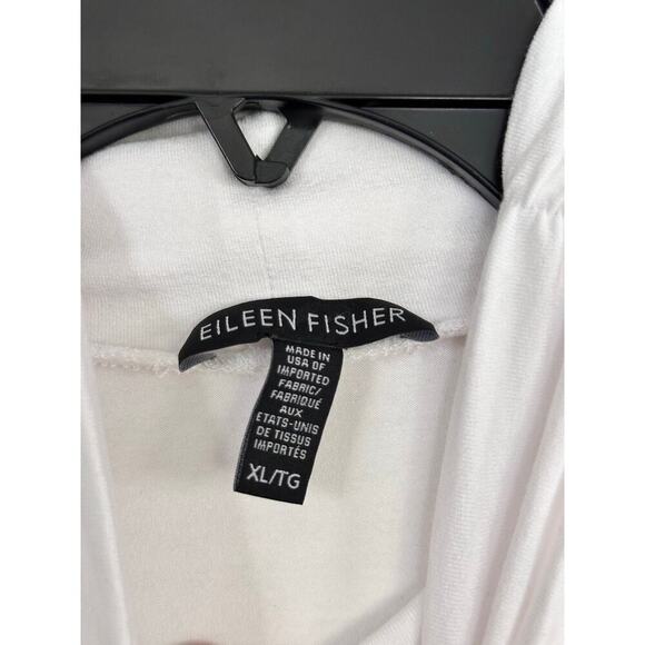 Eileen Fisher Women's White Scrunch Turtleneck Top Size XL - Picture 4 of 6